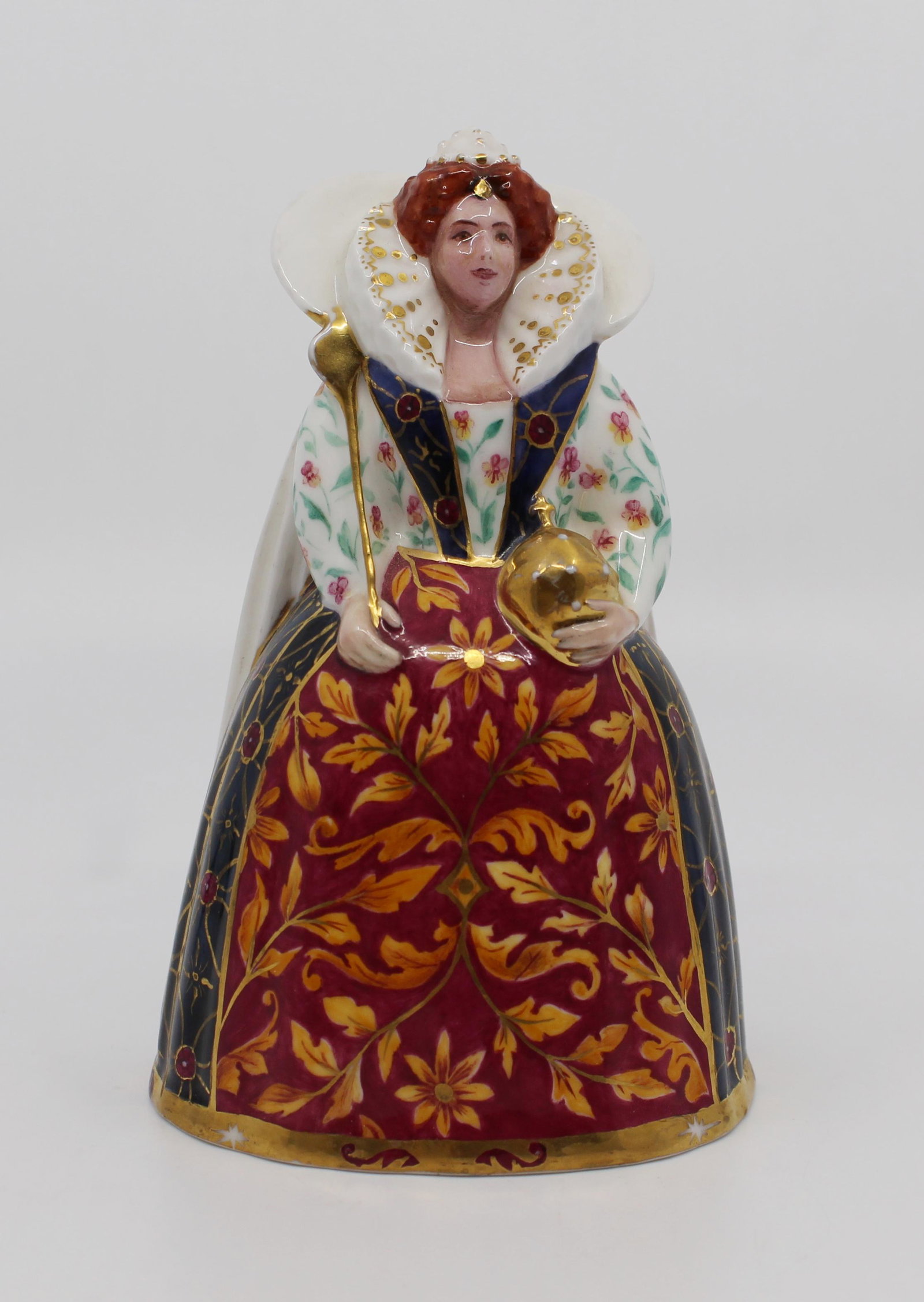 Royal Worcester Queen Elizabeth I Candle Snuffer (1 of 9)