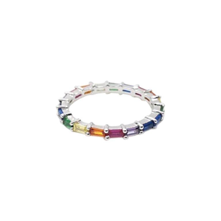 Fine Rainbow Silver Ring (1 of 4)