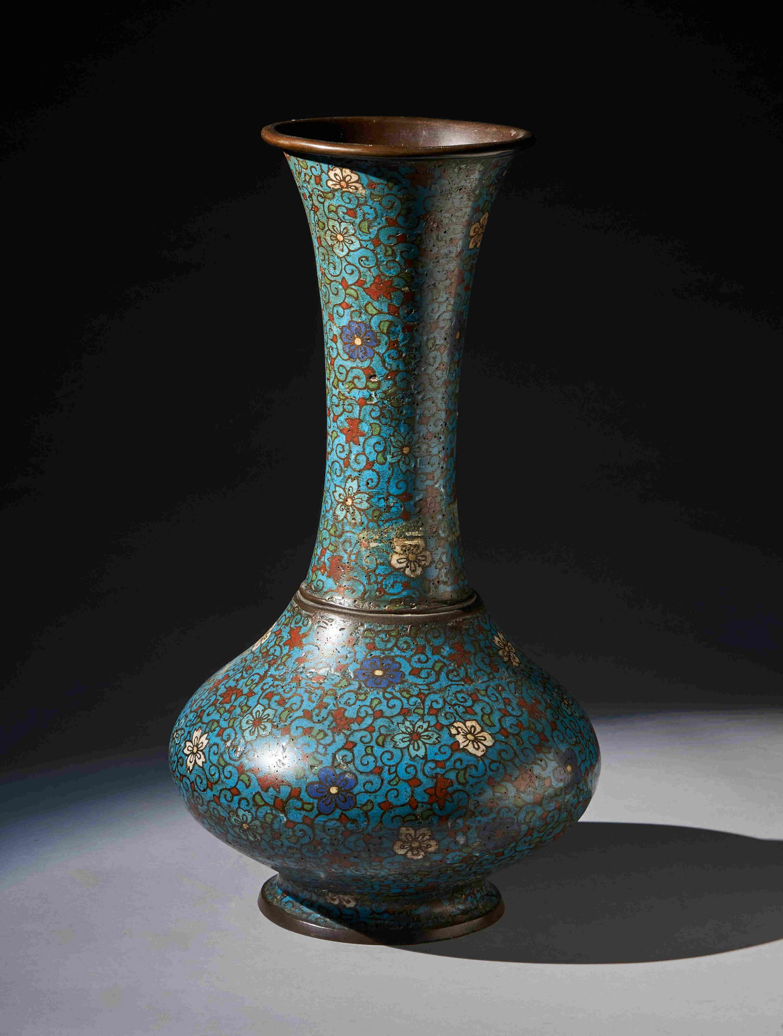A Japanese cloisonne vase (1 of 2)