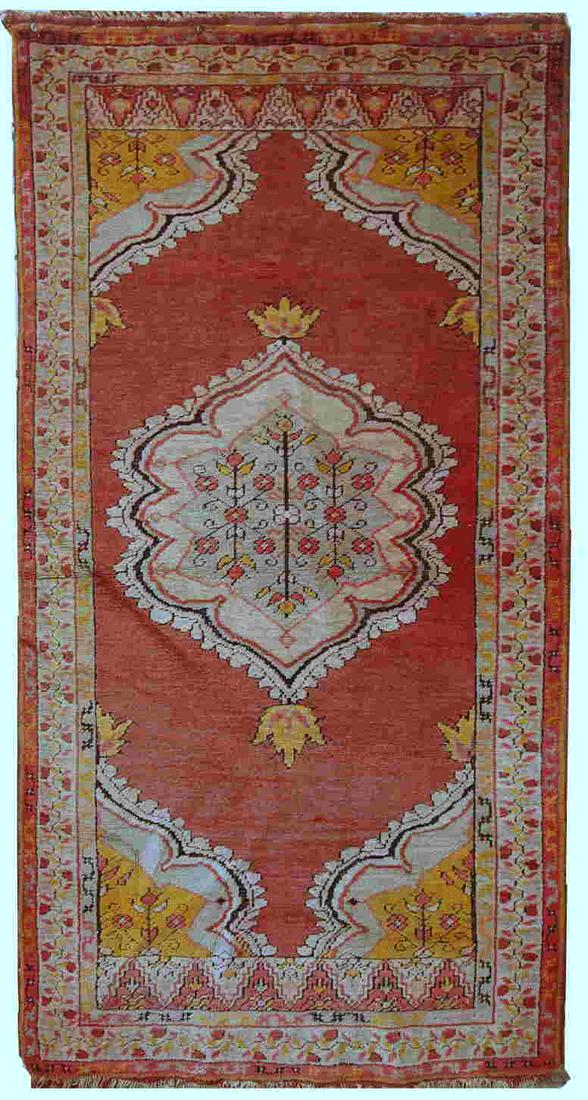 Handmade antique Turkish Anatolian rug 3' x 5.9' (94cm (1 of 8)