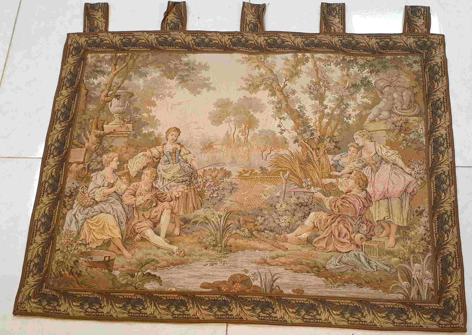 French Romantic Fishing Tapestry (1 of 6)