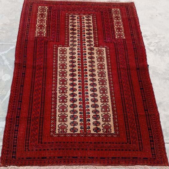 Afghan Dokhter-e-ghazi Prayer Rug (1 of 4)