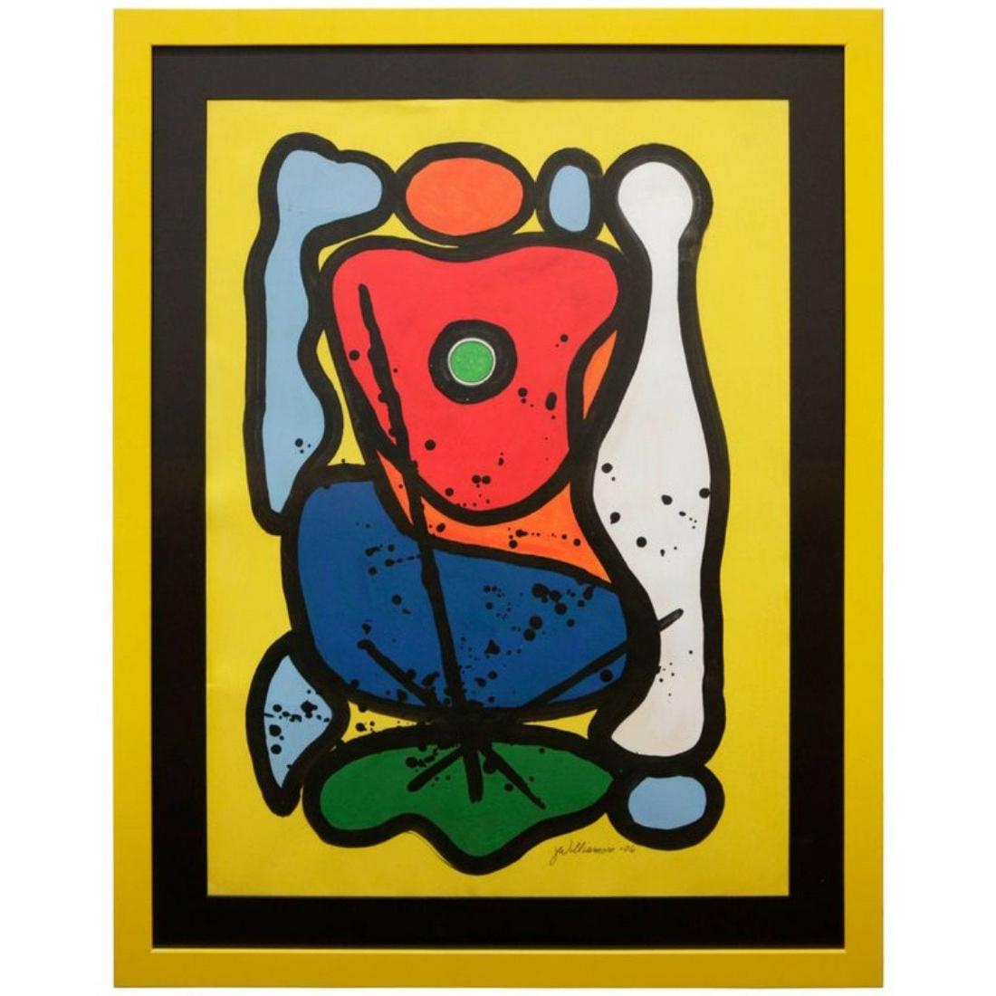 Abstract Gouache by Jerry Williamson (1 of 8)