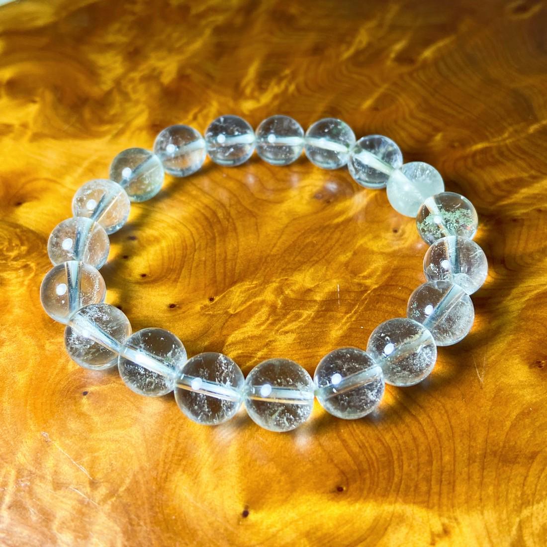 Natural Rare Green and White Ghost Phantom Crystal (1 of 8)