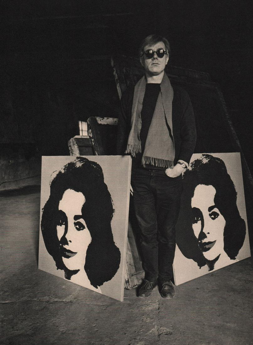 EVELYN HOFER-Gravure: Andy Warhol: Artist:EVELYN HOFER Print Title: Andy Warhol Medium: Sheet fed gravure Printed in Switzerland in 1960s Image Size approx: 10.5 x 8” Evelyn Hofer 1922-2009 was a German-American portrait and docu