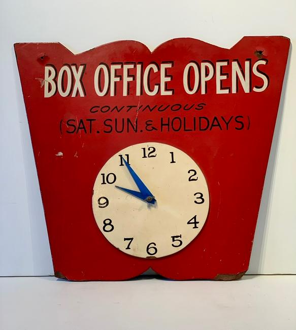 c. 1940 BOX OFFICE Sign (1 of 5)