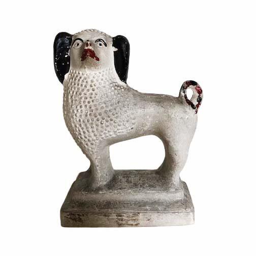 19th C. Pennsylvania Chalkware Dog (1 of 6)