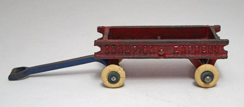 Antique Champion Express Wagon Cast Iron Toy (1 of 4)