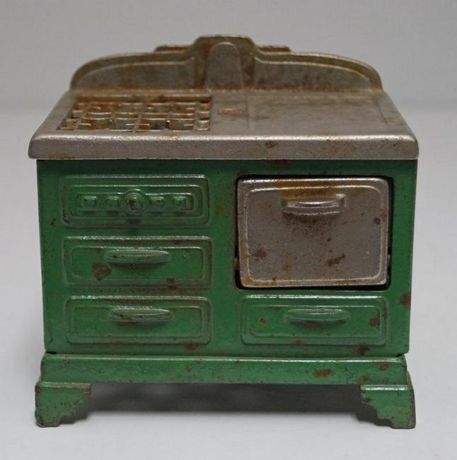 Antique Gas Stove Cast Iron Doll House Kenton Toy (1 of 6)