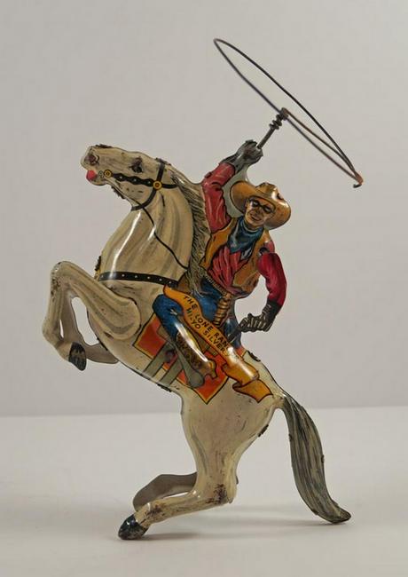 Antique Lone Ranger & Silver Tin Marx Toy, 1938 (1 of 6)