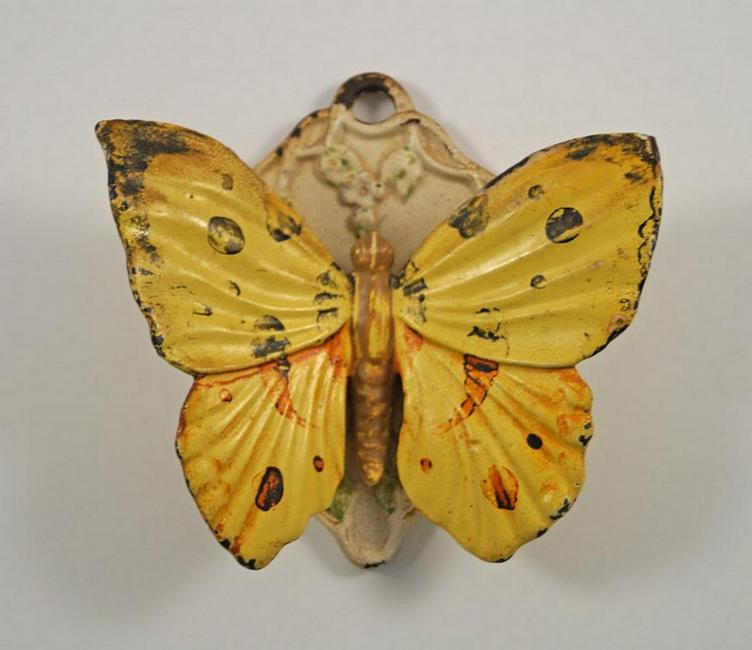 Antique Butterfly Cast Iron Match Safe (1 of 4)