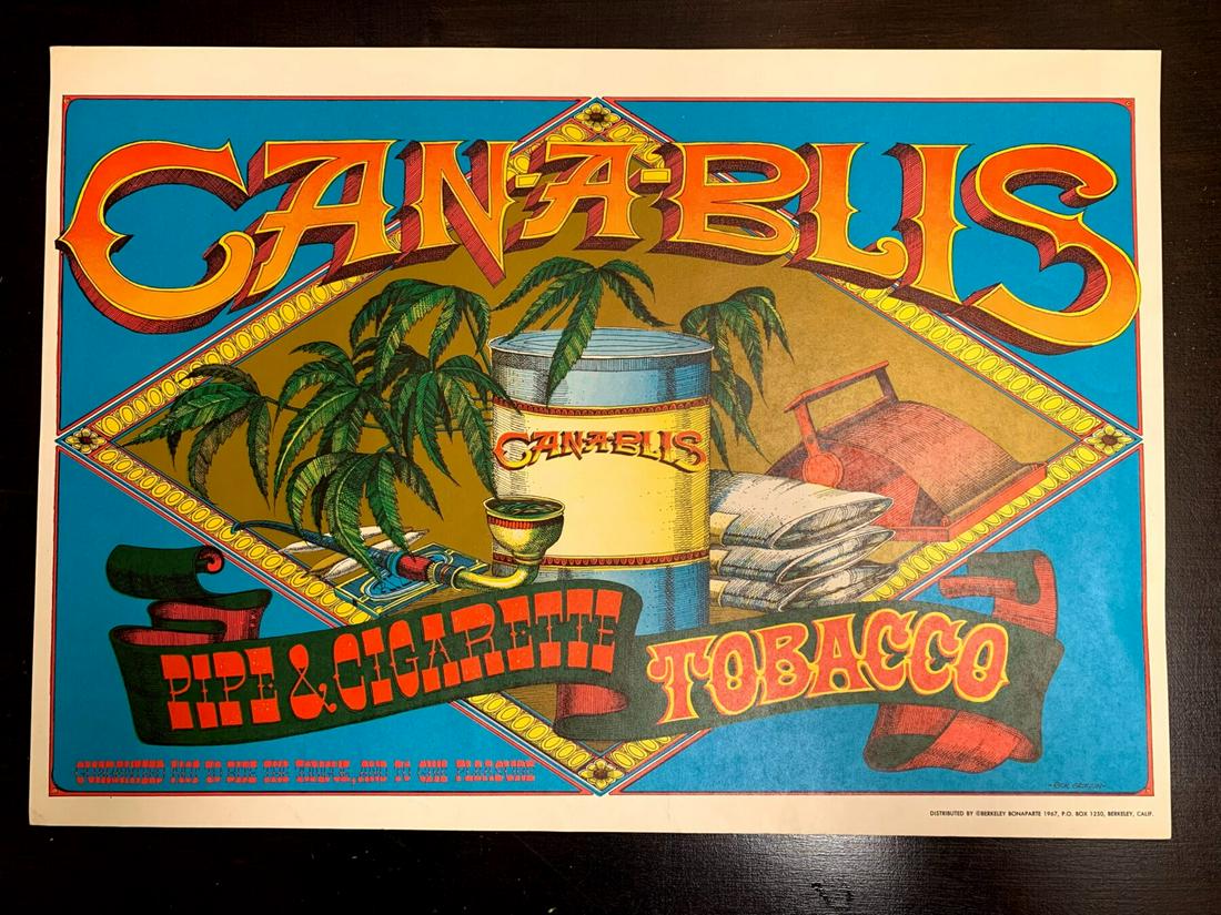 Cannabliss - Art by Rick Griffin - Berkeley Bonaparte (1 of 5)
