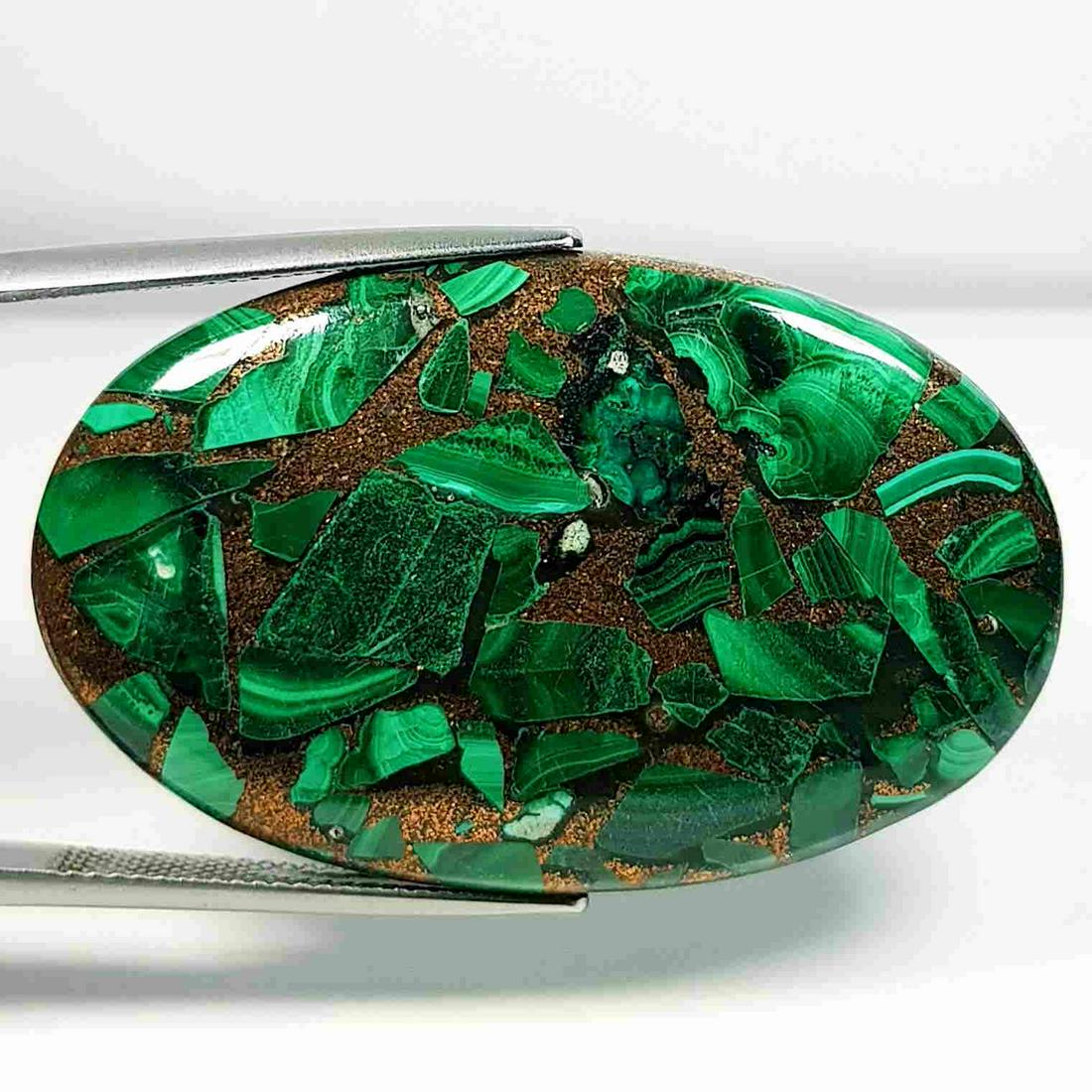 56.11 ct Composite Copper Malachite (1 of 5)