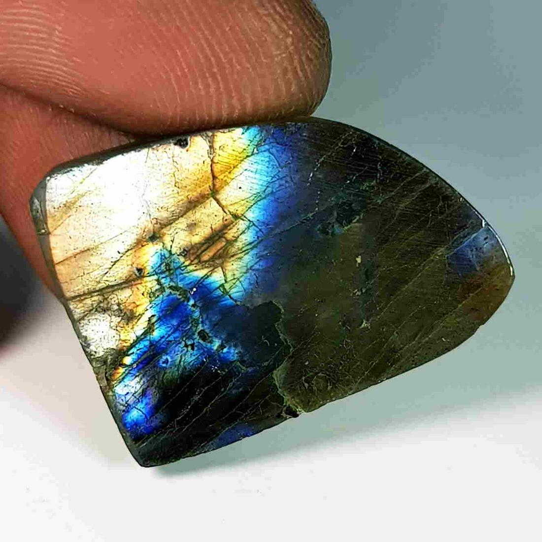 25.20 ct Natural Labradorite Slice (1 of 5)
