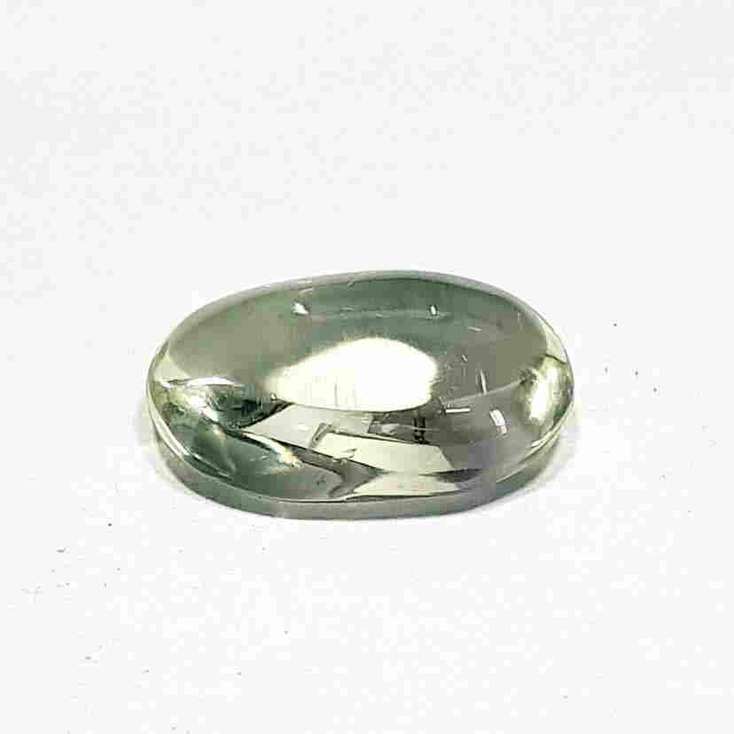Natural Green Amethyst Oval Cabochon 5.67 Ct (1 of 5)