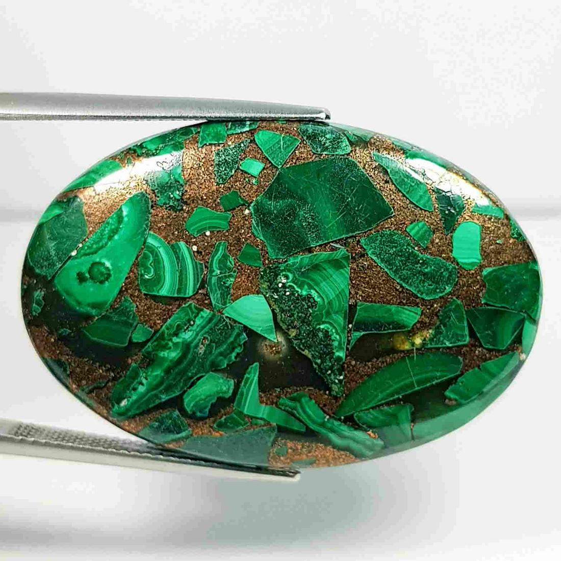 53.94 ct Composite Copper Malachite (1 of 5)
