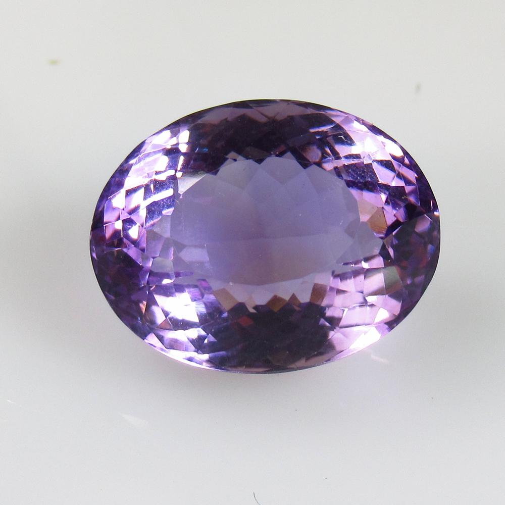 20.27 Ct Natural Purple Amethyst Oval Cut (1 of 2)