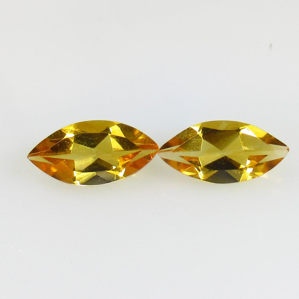 3.30 Ct Natural Citrine Marquise Pair: No Reserve! Title: 3.30 Ct Natural Citrine Marquise Pair Color/Clarity: VVS Gemstone: Natural Citrine Carat Weight: 3.3 Size/Dimensions: 12.00 x 6.00 x 4.40 mm / 2 Pc's Additional Information: Excelle