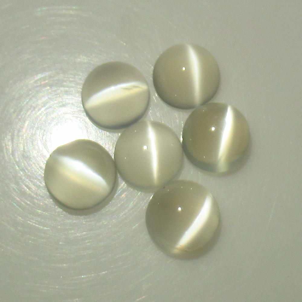 8.83 Ct Natural 6 Moonstone Round Set (1 of 2)