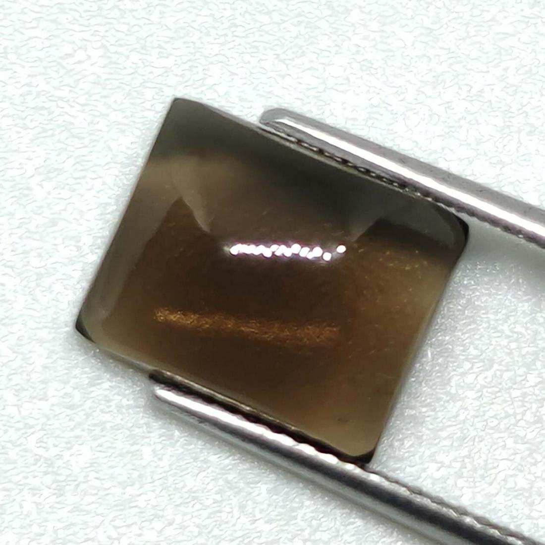 3.70 ct Natural Smoky Quartz: No Reserve! Gemstones: Smoky Quartz Carat Weights: 3.70 ct Size/Dimensions: 10.6 x 8.6 x 4 mm Origin : Scotland Shipping: Domestic: Flat-rate of $7.00 to anywhere within the contiguous U.S. Internatio