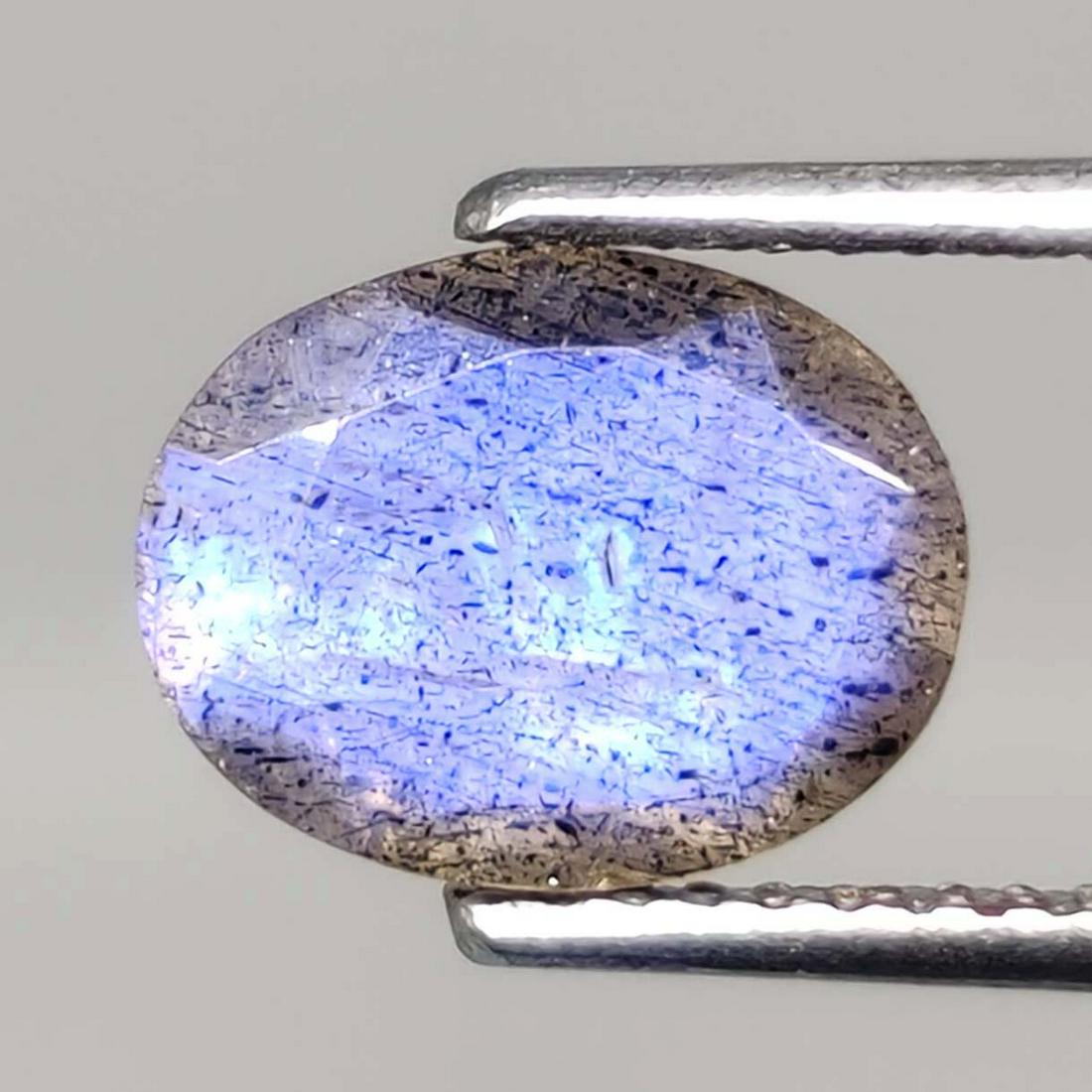1.60 ct Natural Faceted Labradorite: No Reserve! Gemstones: Labradorite Carat Weights: 1.60 ct Size/Dimensions: 9 X 7 mm Origin : Labrador Shipping: Domestic: Flat-rate of $7.00 to anywhere within the contiguous U.S. International: Forei
