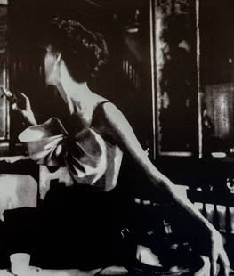 LILLIAN BASSMAN - Barbara Mullen, Paris, 1949: Artist: Lillian BassmanTitle: Barbara Mullen, Grand Vefour, Paris, 1949Medium: Photo Litho, 1995, ChinaDimensions: 8.3x9.75"Description: Heat Wax Mounted on 11x14" Conservation BoardArtist Bio: 