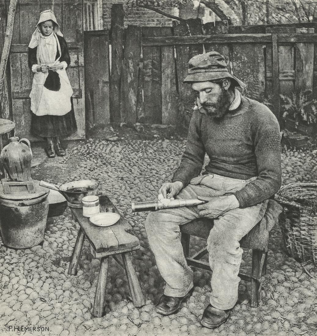 PETER HENRY EMERSON - A Fisherman at Home (1 of 1)