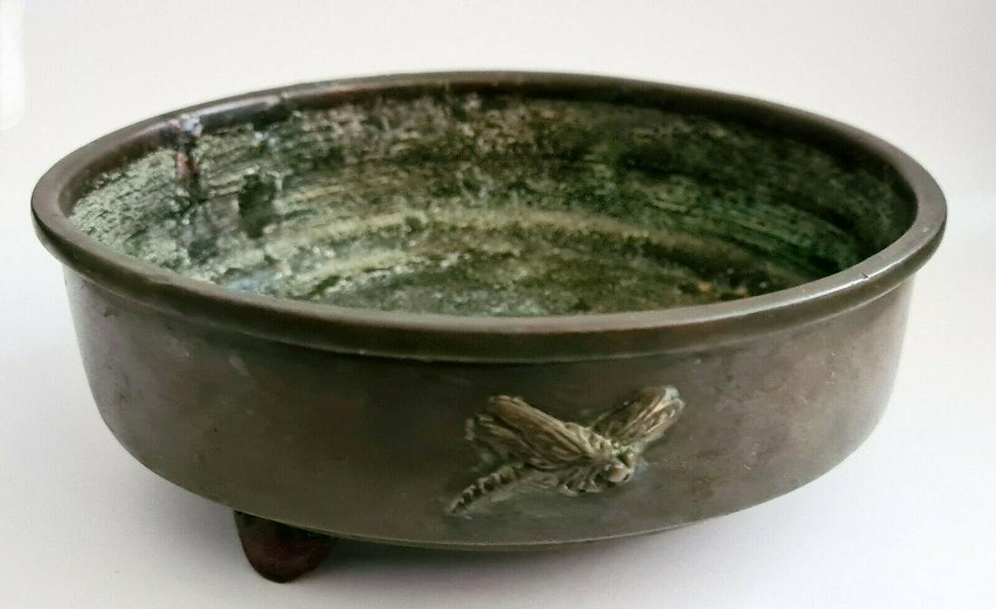 18/19C Japanese Bronze Tripod Incense Burner sign(AHB) (1 of 8)