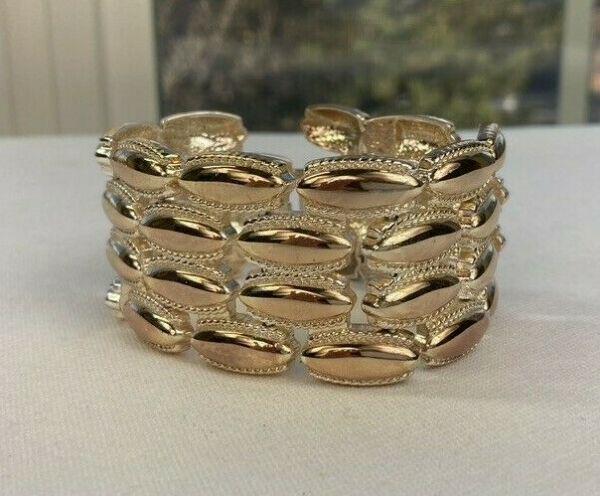 Womens Rose Gold Bangle Bracelet (1 of 6)