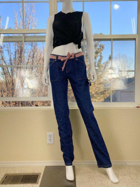 Dolce & Gabbana Womens Straight Leg Jeans with Belt (1 of 12)