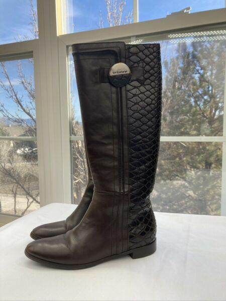 Tentazione Crocodile Leather Knee High Boots (1 of 12)