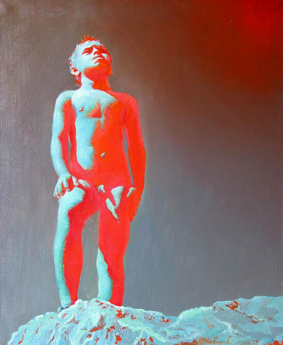 Oil painting Not yet evening Varvarov Anatoly (1 of 5)