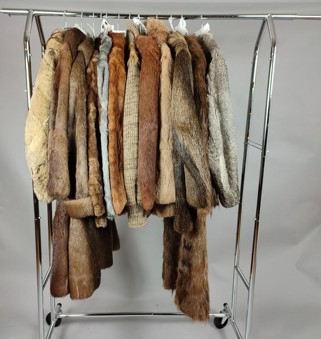 COLLECTION OF 12 FURS COATS/JACKETS (1 of 13)