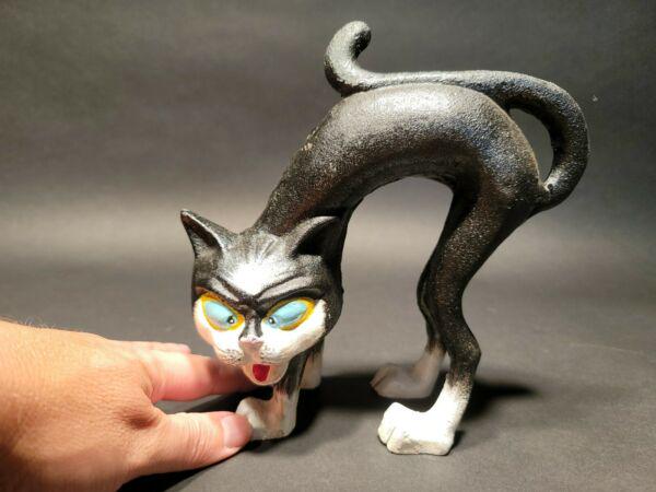 Cast Iron Scared Cat Door Stop (1 of 12)