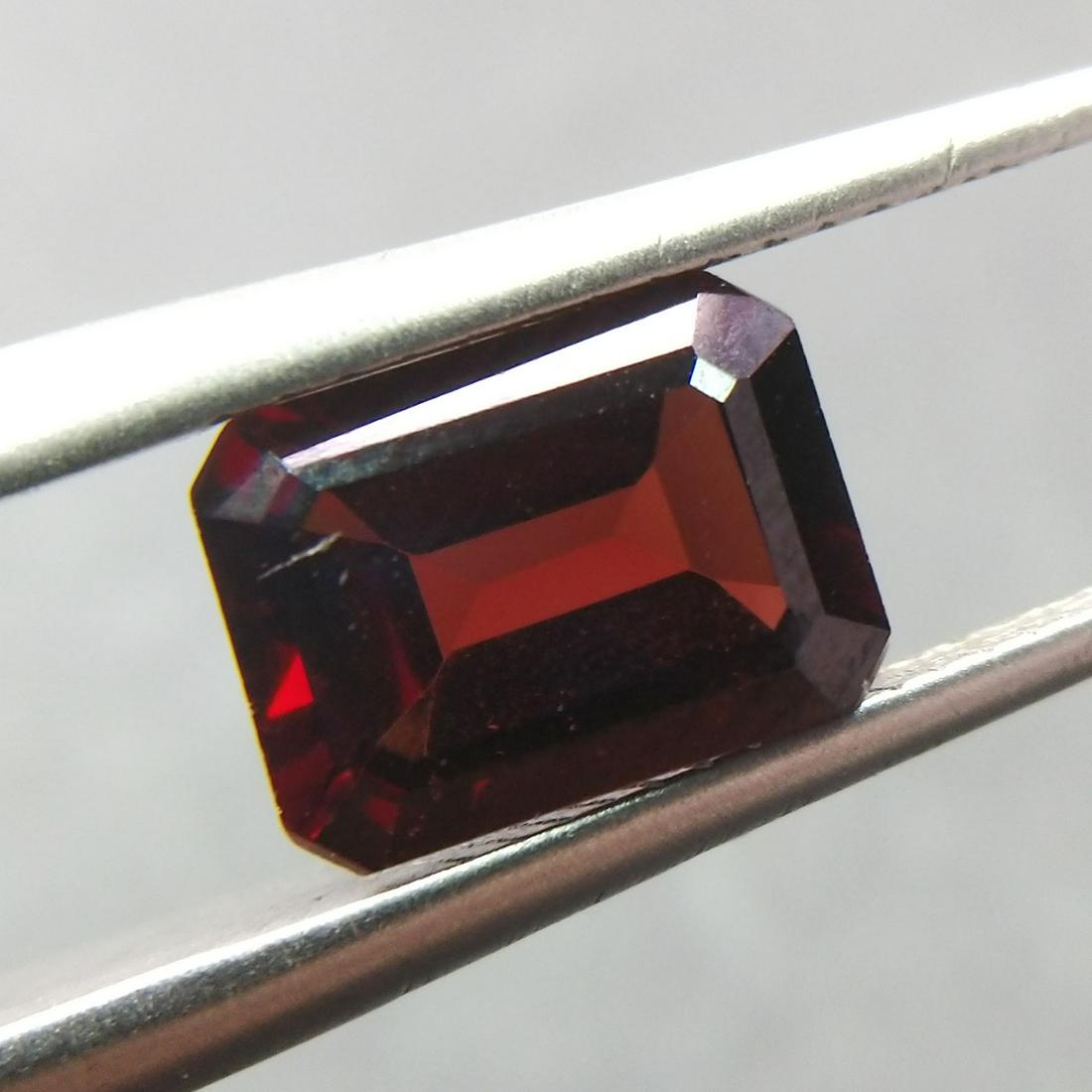 Natural Emerald Cut 1.86 Carats Garnet Loose Gemstone (1 of 5)