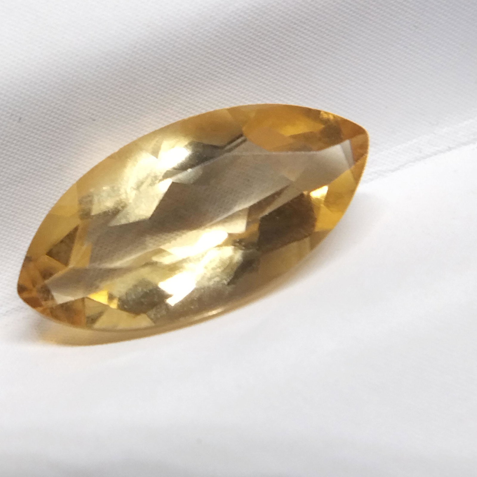 Natural Marquise Cut 1.57 Carats Citrine Loose Gemstone (1 of 6)