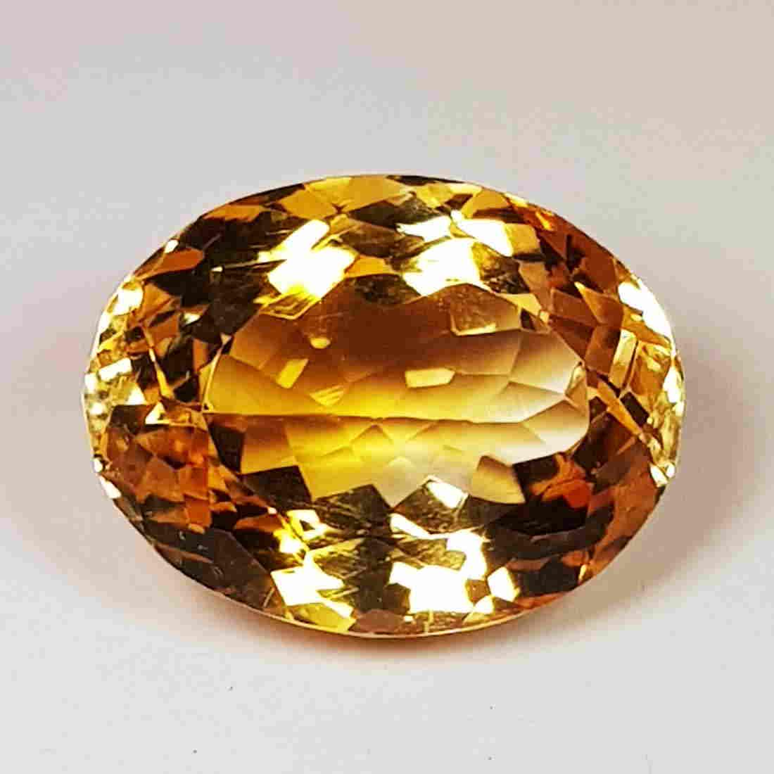 7.30 ct Natural Citrine Oval Cut (1 of 5)
