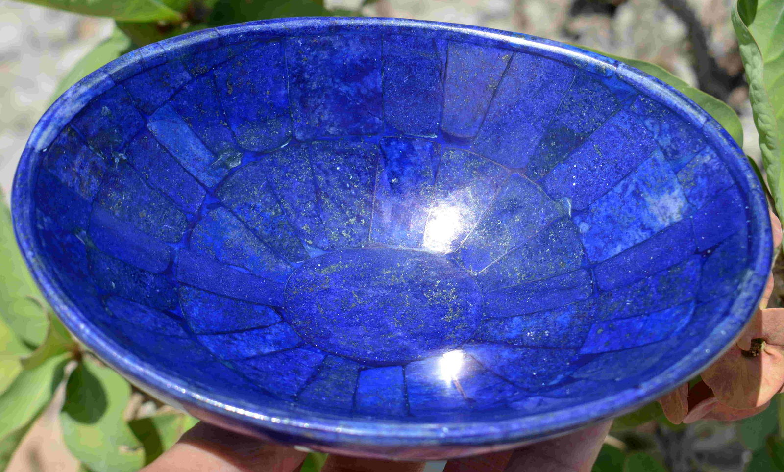 380 Grams Beautiful Lapis Lazuli Hand Made Bowl (1 of 4)