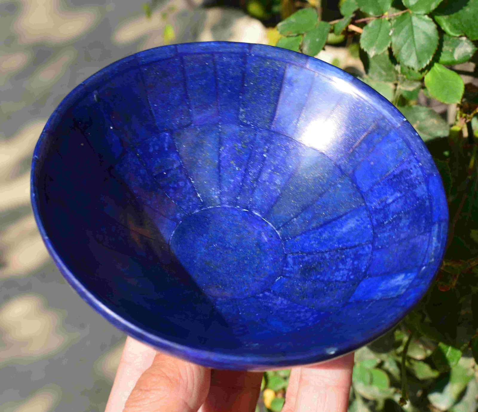 325 Grams Beautiful Lapis Lazuli Bowl (1 of 5)