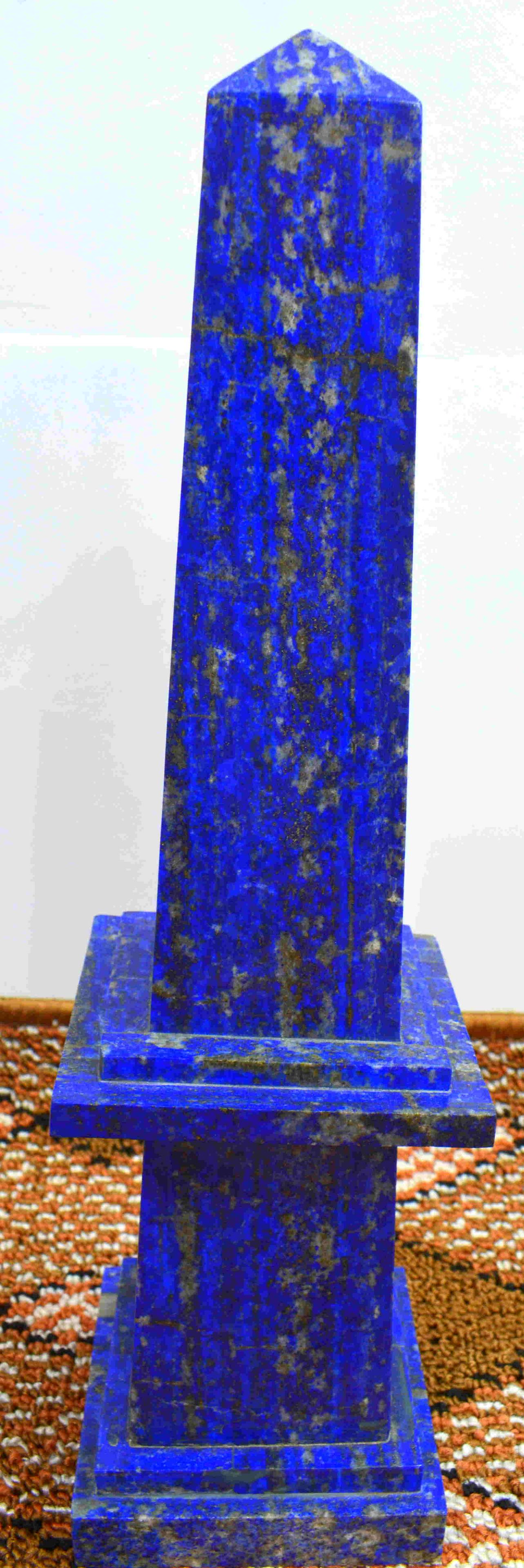 3200 Grams Beautiful Lapis Lazuli Standing Tower (1 of 6)