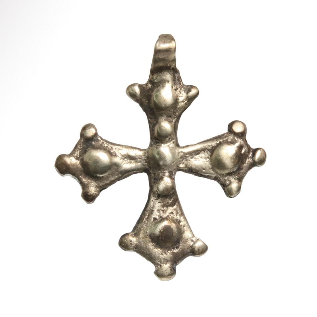 Medieval Crusaderâ€™s Silver Cross, c. 10th Century (1 of 6)