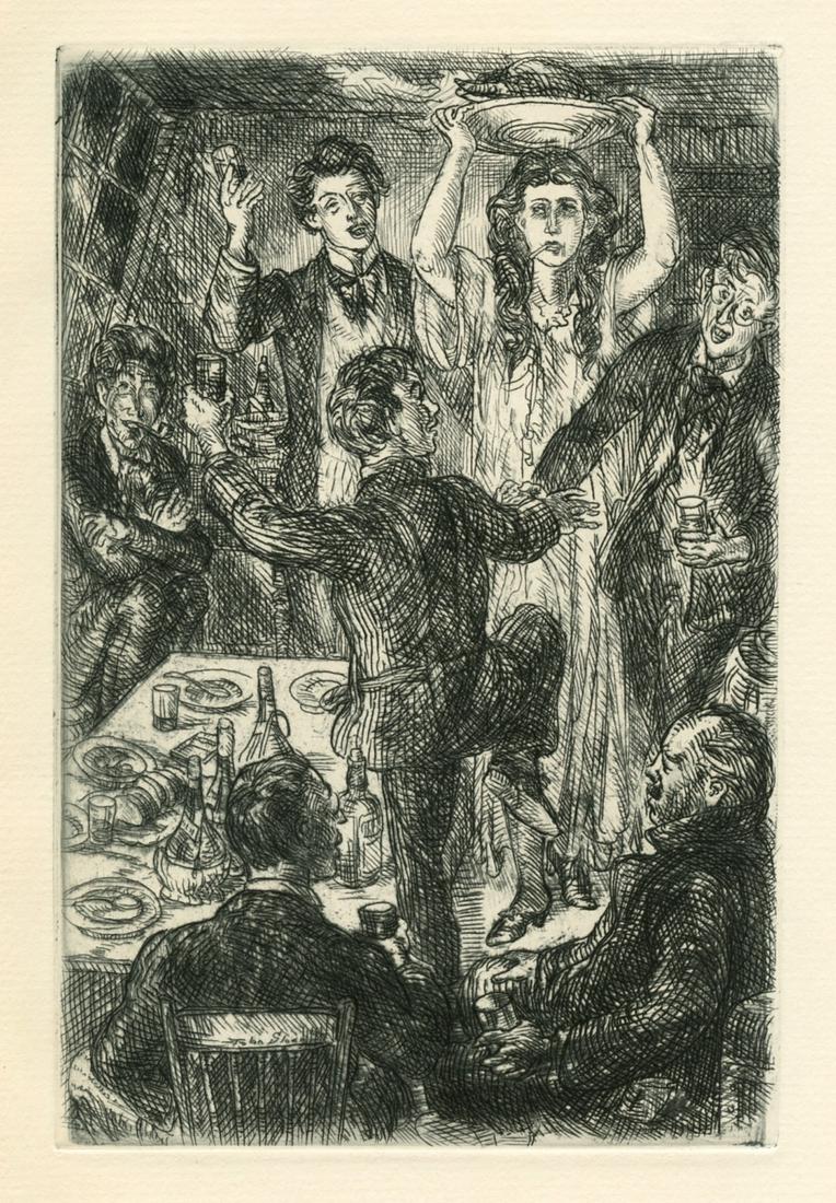 John Sloan original etching | Of Human Bondage (1 of 1)