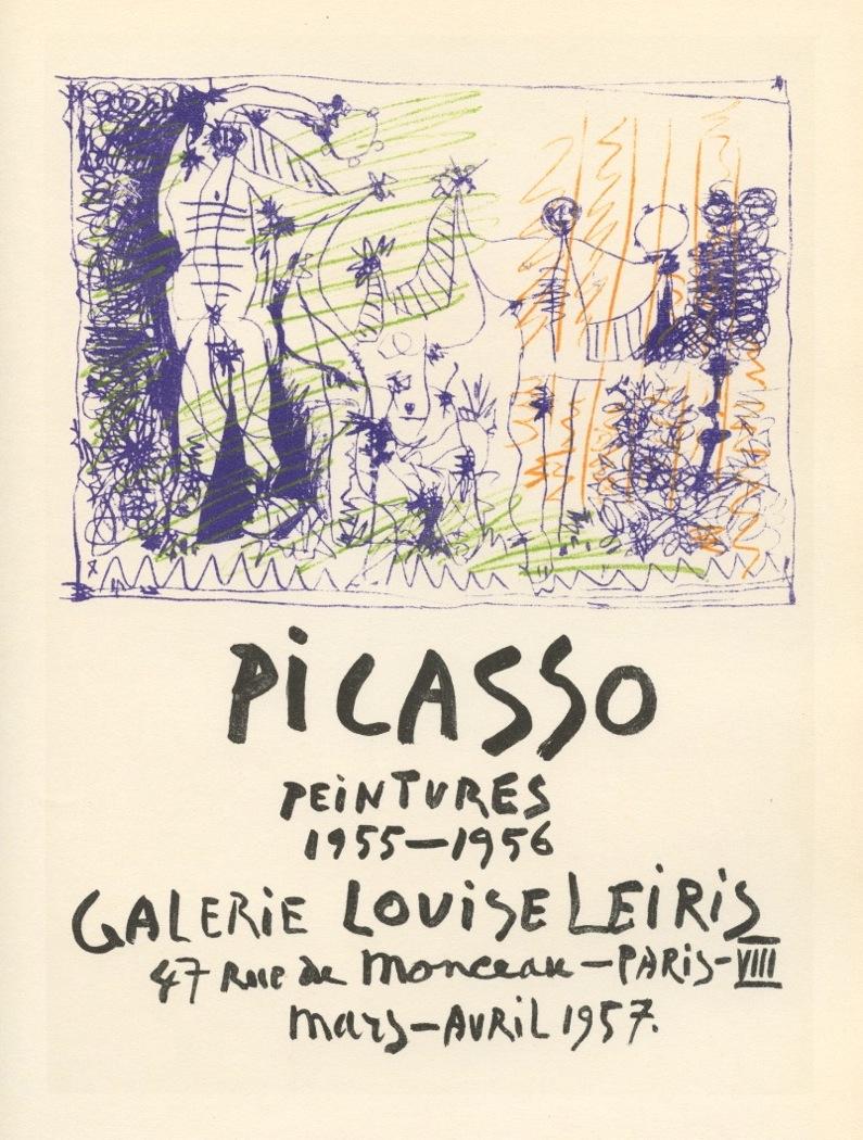 Pablo Picasso lithograph poster "Peinture Louise (1 of 1)