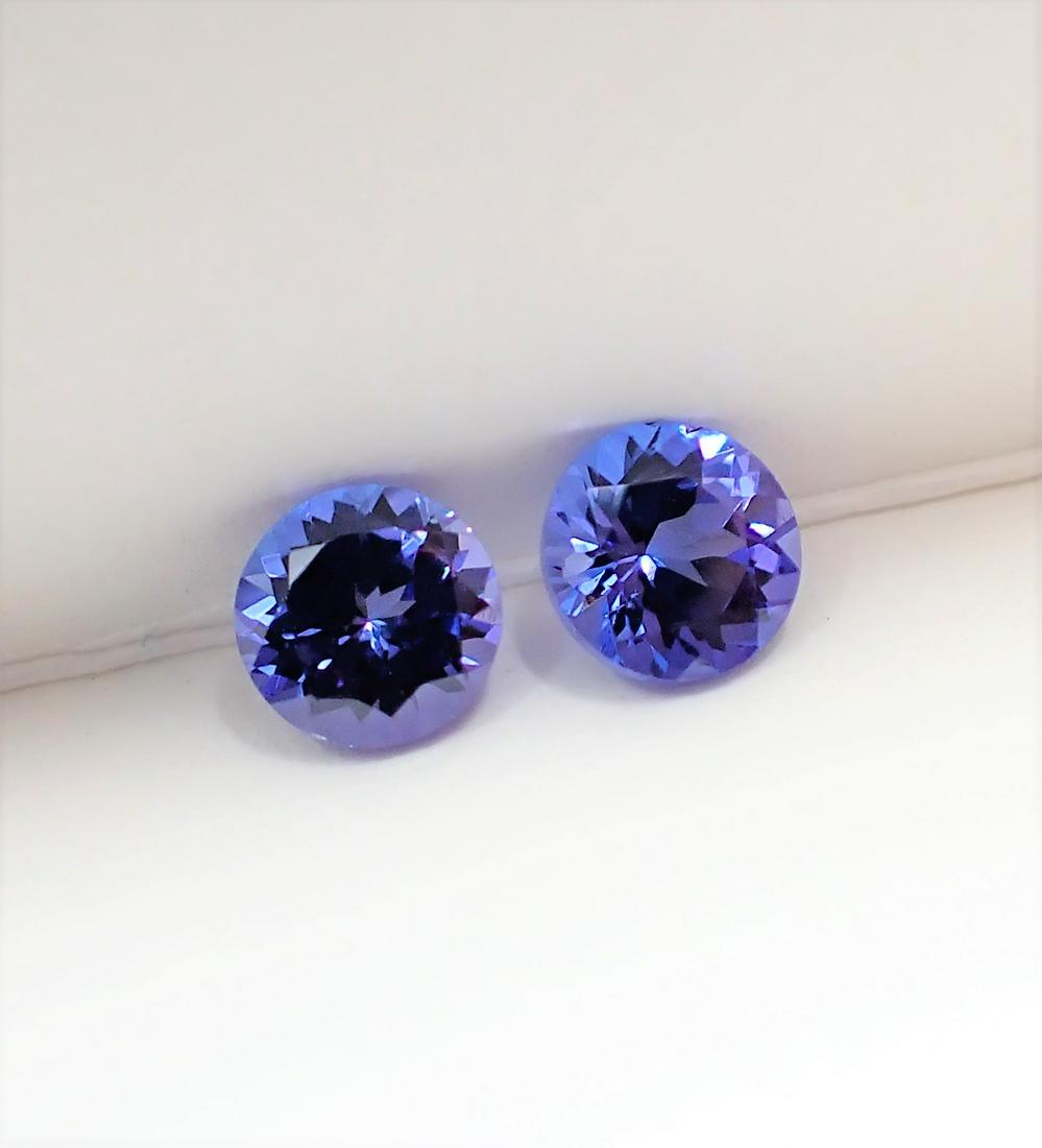 Tanzanite Round Pair - 1.03 ct (1 of 7)