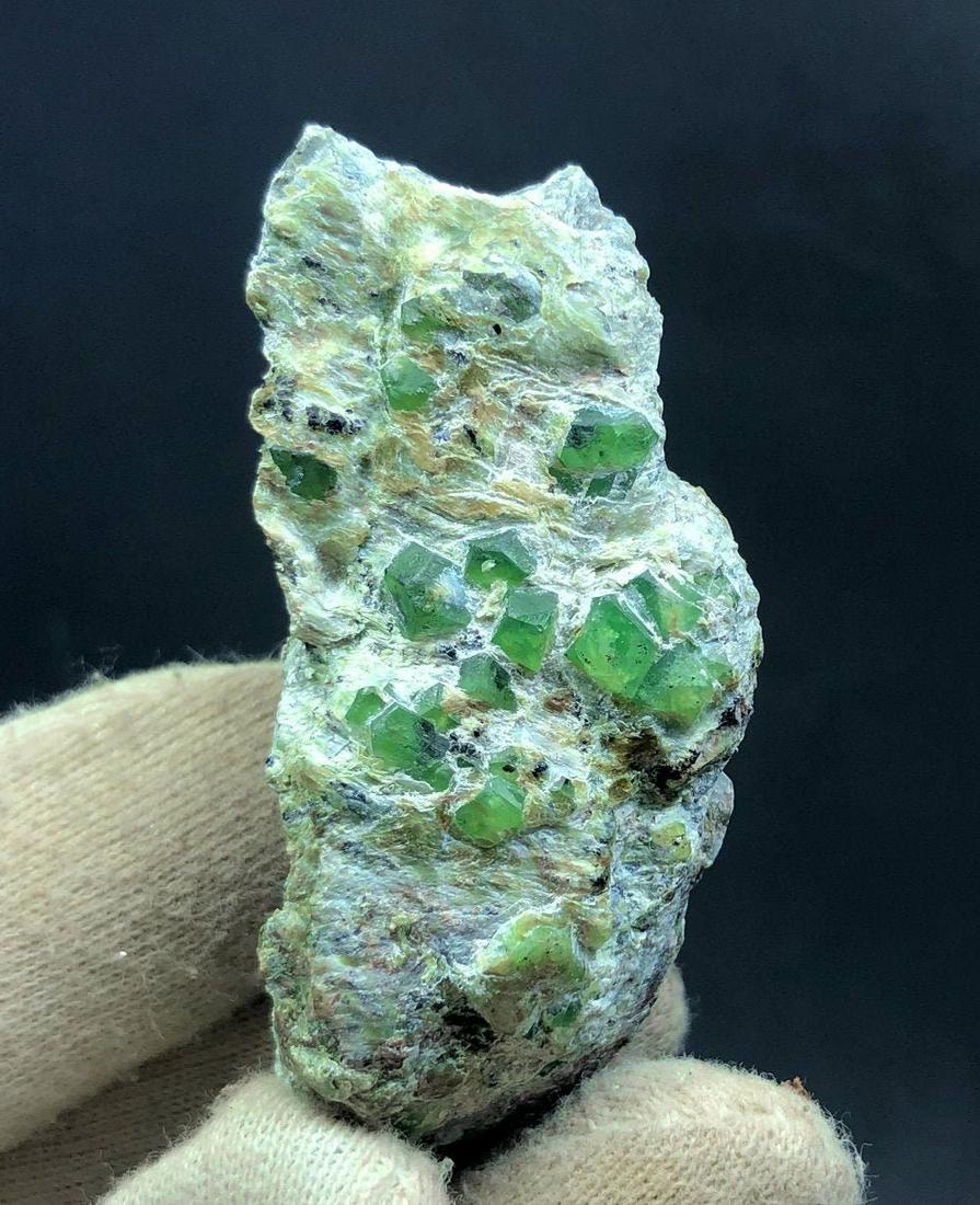 Garnet Crystal Terminated And Undamaged Green Color (1 of 8)