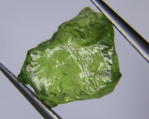 7.47ct Peridot Faceting Rough (1 of 2)