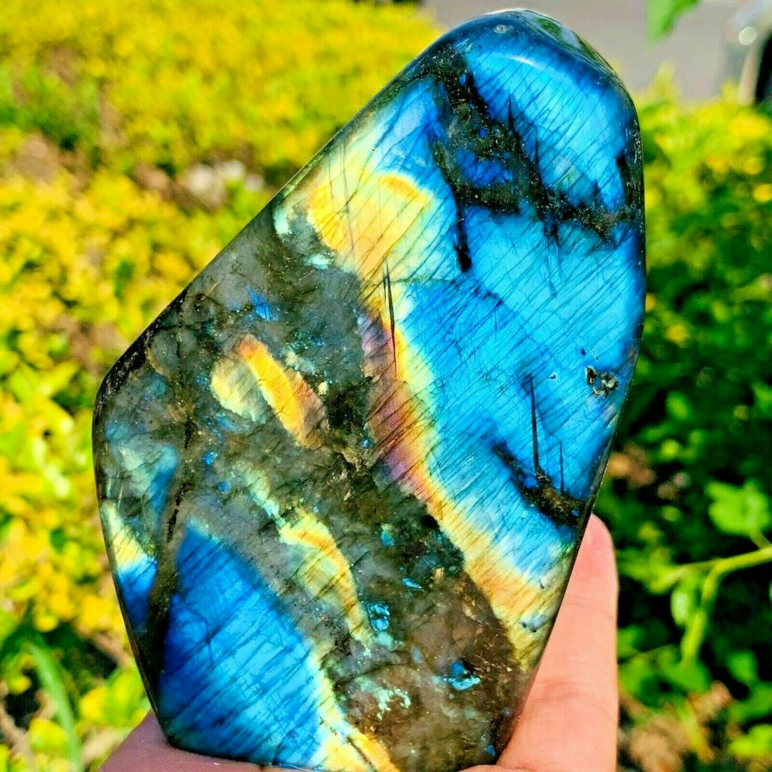 648G Natural Labradorite Freefom crystal spectrolite (1 of 9)