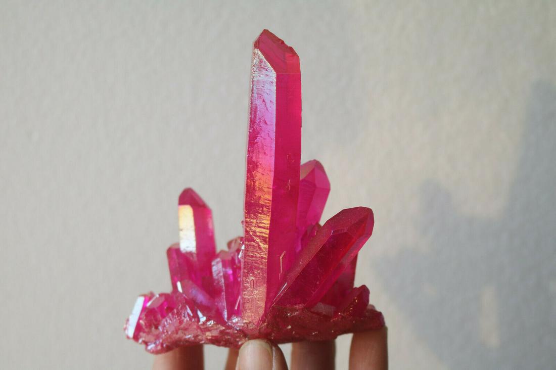 200g Beautiful Natural Rainbow red Titanium Quartz (1 of 9)