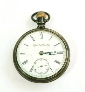 1897 US S.P. Open Face Half Hunter Pocket Watch Elgin: Up for sale from a local client in Honolulu Hawaii this 1927 US yellow gold plated ladies half hunter pocked watch by well known maker Elgin Watch Company. Elgin National Watch Co., Grade: 172, Manufa