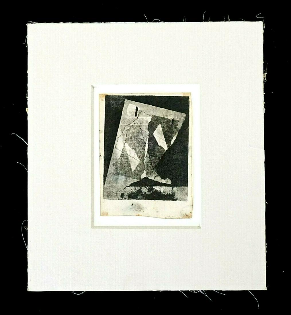 New York Abstract Print Norris Embry (1921-1981) (RuJ) (1 of 12)